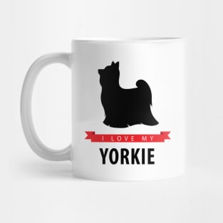 I Love My Yorkie Yorkshire Terrier Mug